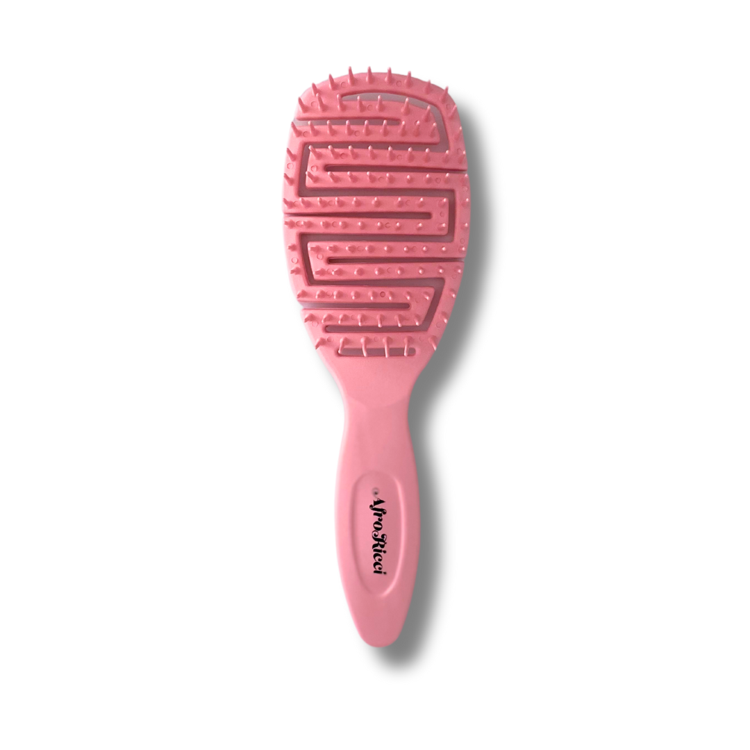 AfroRicci Wet &amp; Dry Brush Rose - Detangling and Curl Definition