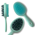 2 in 1 Tangle Massager kids - colore verde acqua