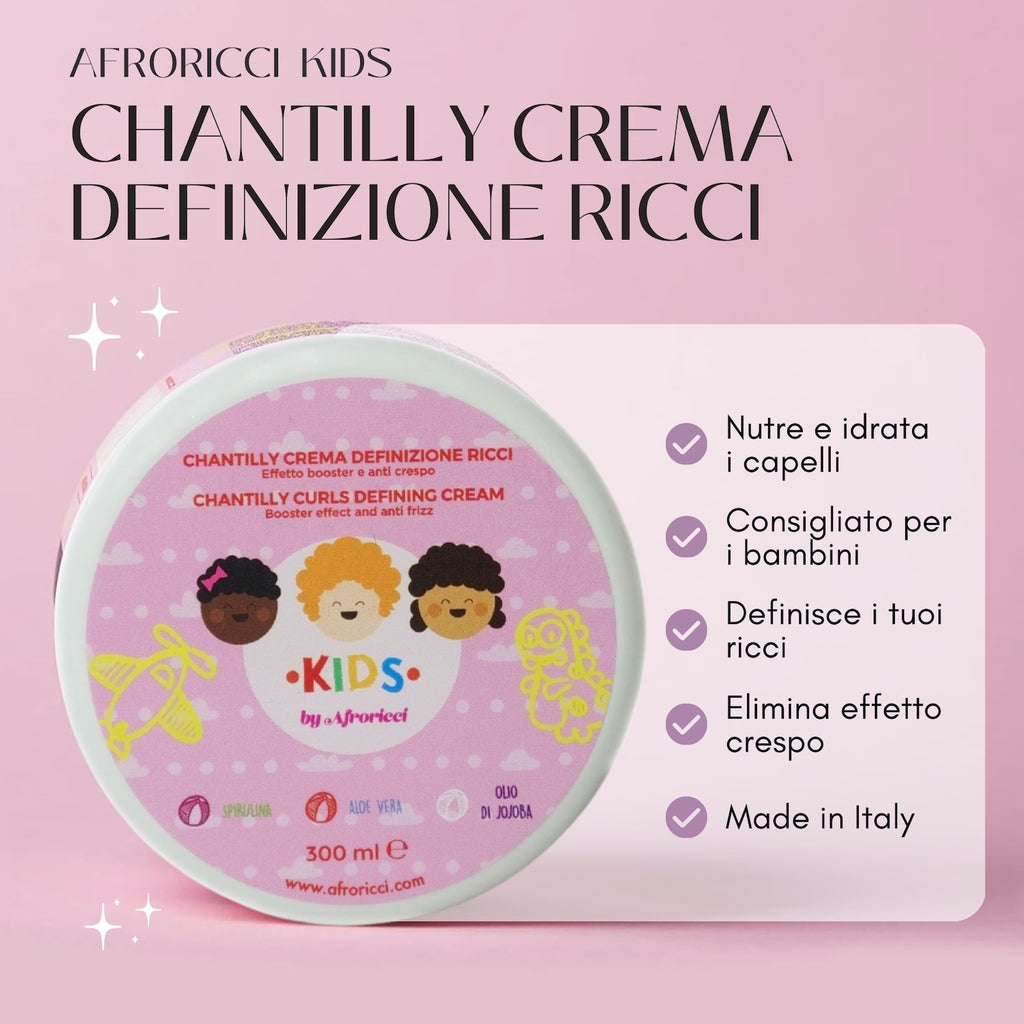Afroricci Kids Chantilly Crema Definizione Ricci 300 ml