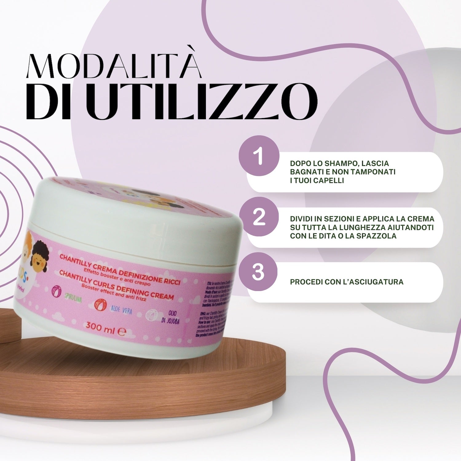 Afroricci Kids Chantilly Crema Definizione Ricci 300 ml