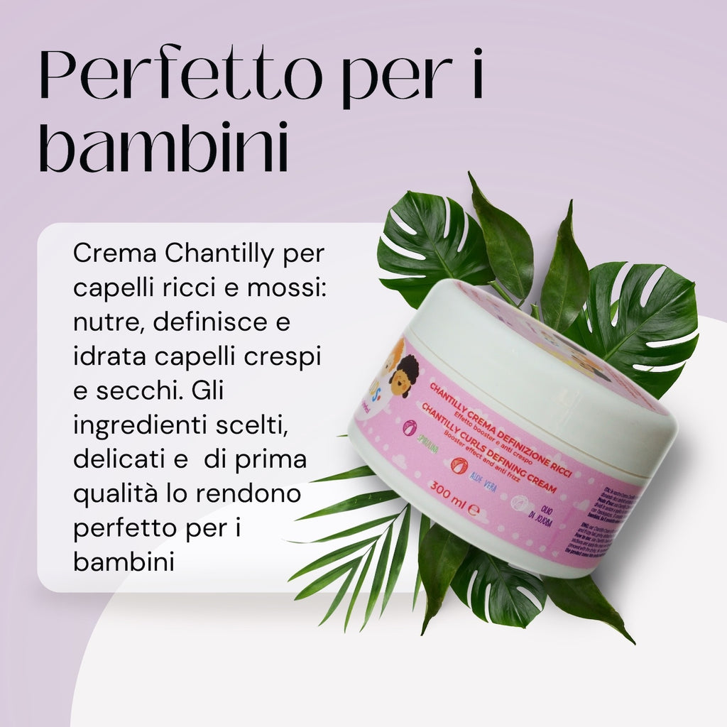 Afroricci Kids Chantilly Crema Definizione Ricci 300 ml