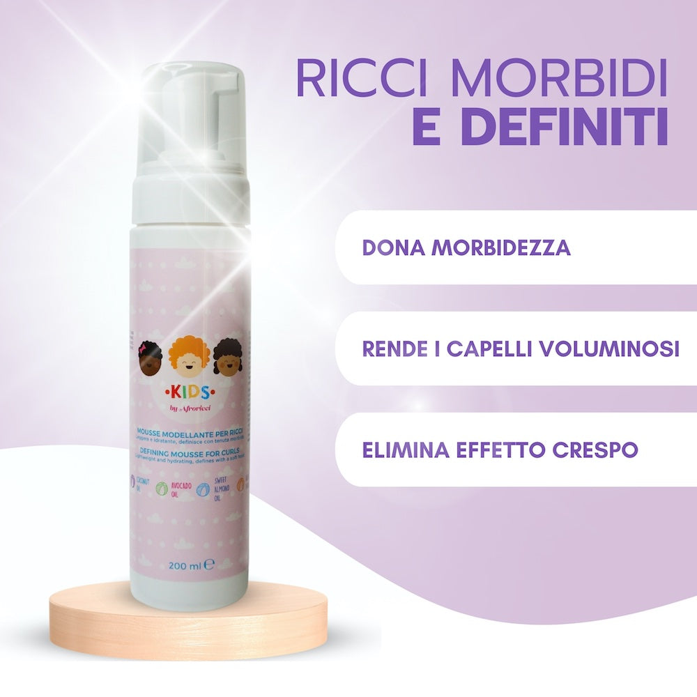 Afroricci Kids Mousse Modellante Per Ricci 200 ml