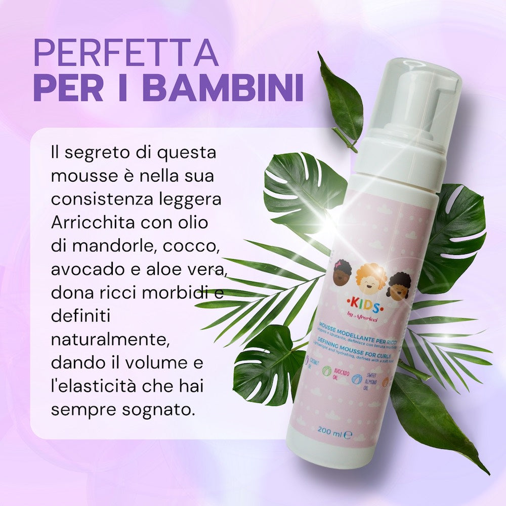 Afroricci Kids Mousse Modellante Per Ricci 200 ml