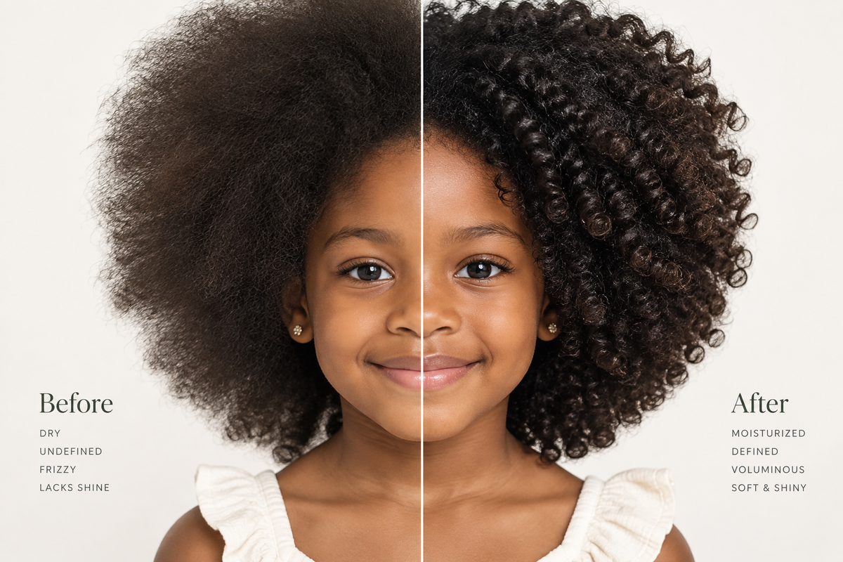 Kit Kids Definizione Afro – Routine Completa per Capelli Afro Bambini